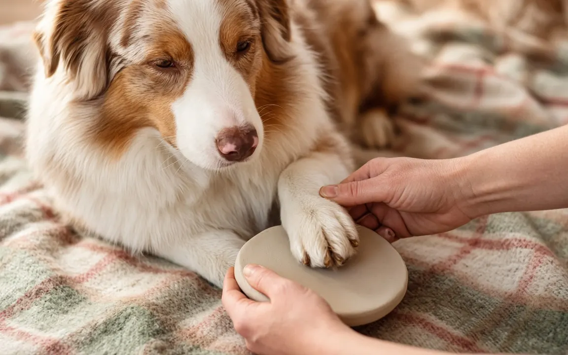 Which paw print keepsake suits your pet and your urn?